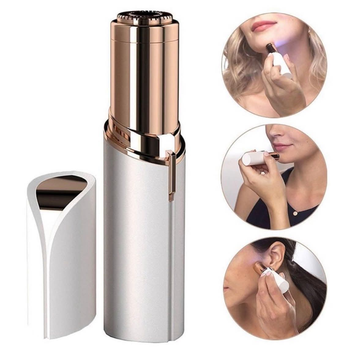 Batom Depilador Elétrico - Portátil e Facial - Recarregável