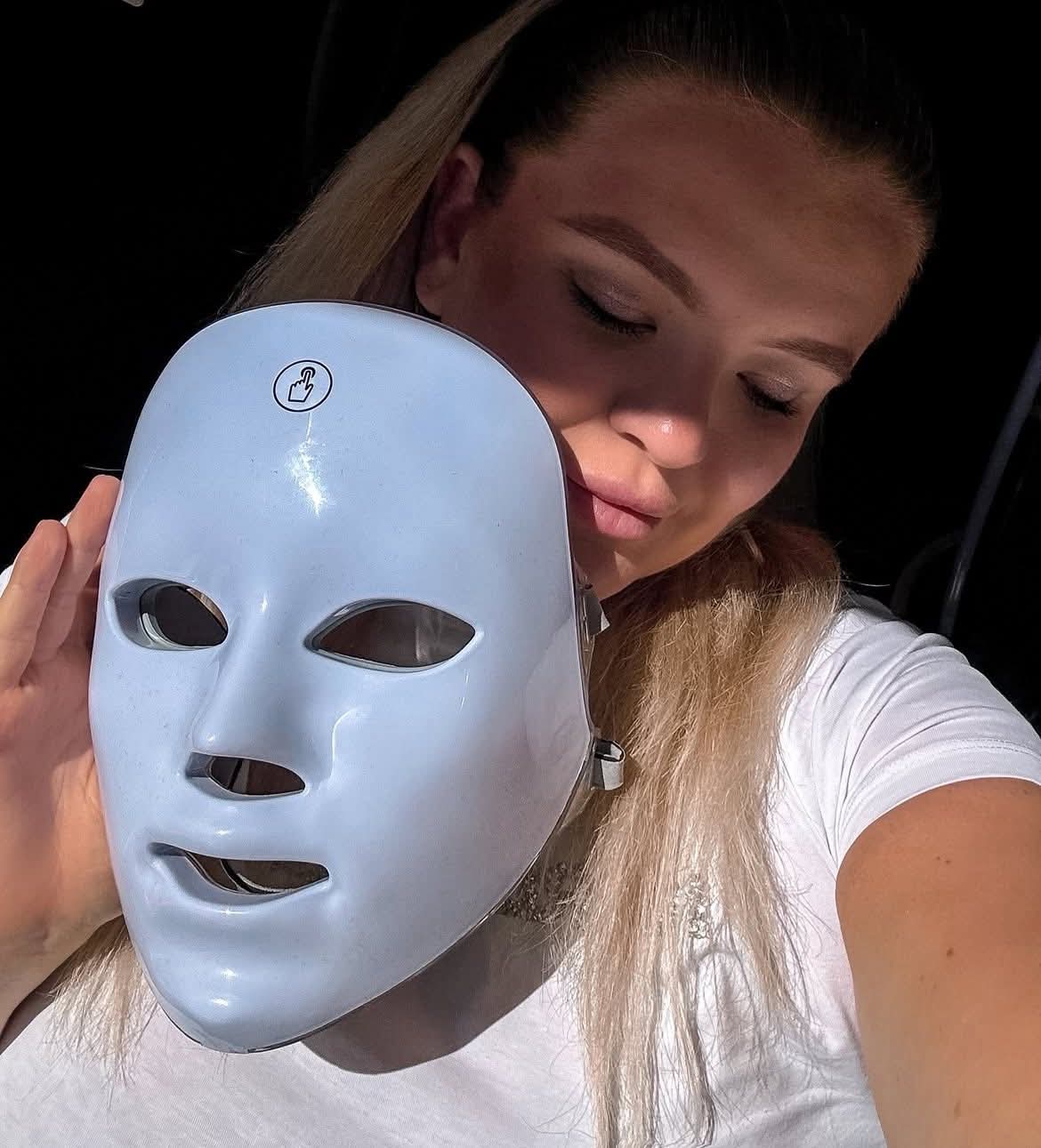 Máscara Facial LED - Controle de Acne