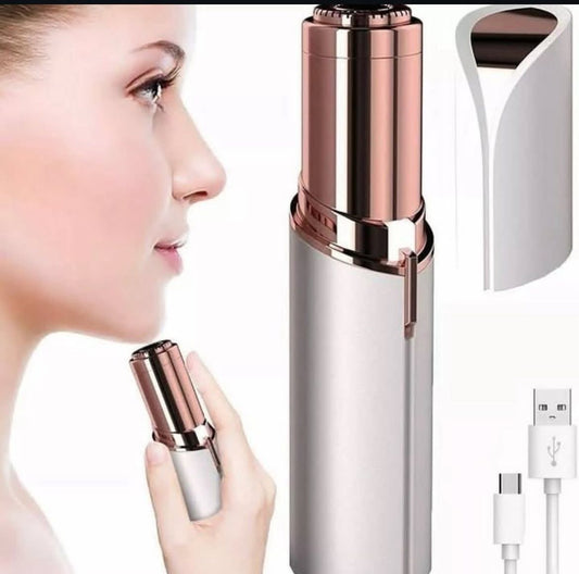 Batom Depilador Elétrico - Portátil e Facial - Recarregável