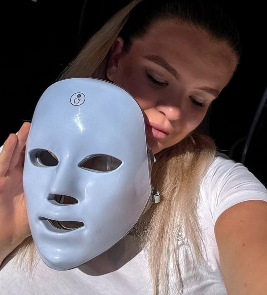 Máscara Facial LED - Controle de Acne