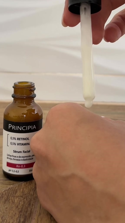 Sérum Principia Retinol 0,3% + Vitamina E - Rn-0,3 Skincare